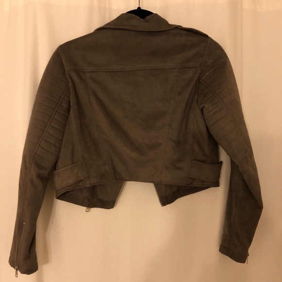 Asos faux suede biker jacket - Picture 3 of 5